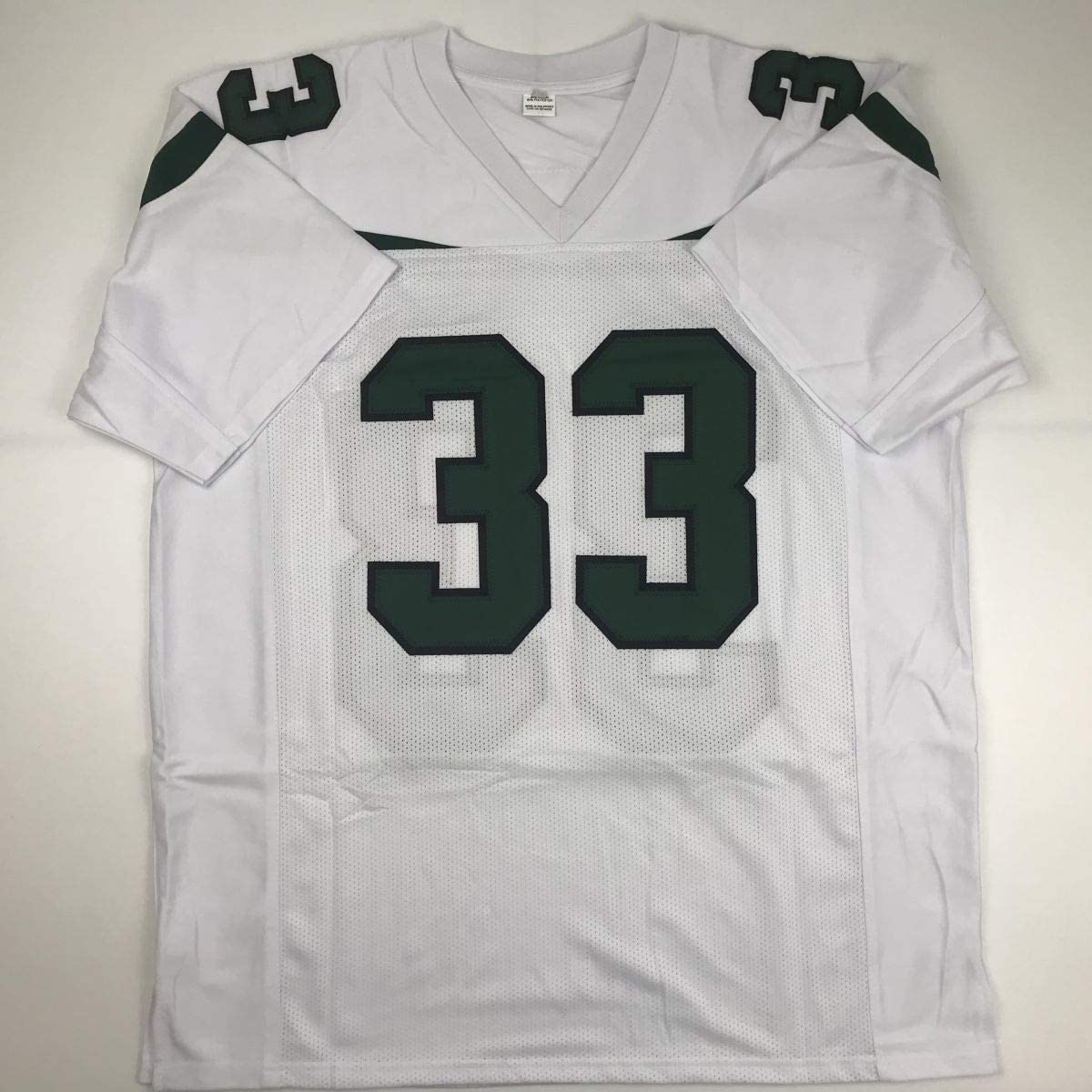 Autographed/Signed Jamal Adams New York White Football Jersey JSA COA