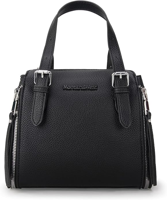 Montana West Small Satchel Purses and Handbags for Women Top-handle Crossbody Bag with Detachable Straps