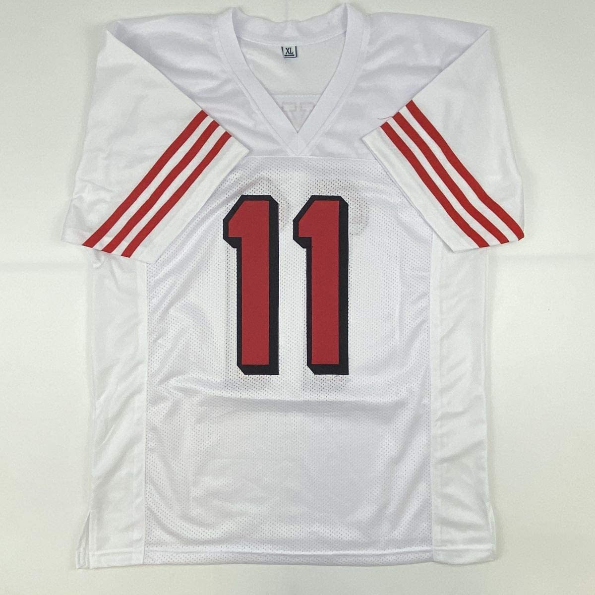 Autographed/Signed Brandon Aiyuk San Francisco White Alternate Football Jersey JSA COA