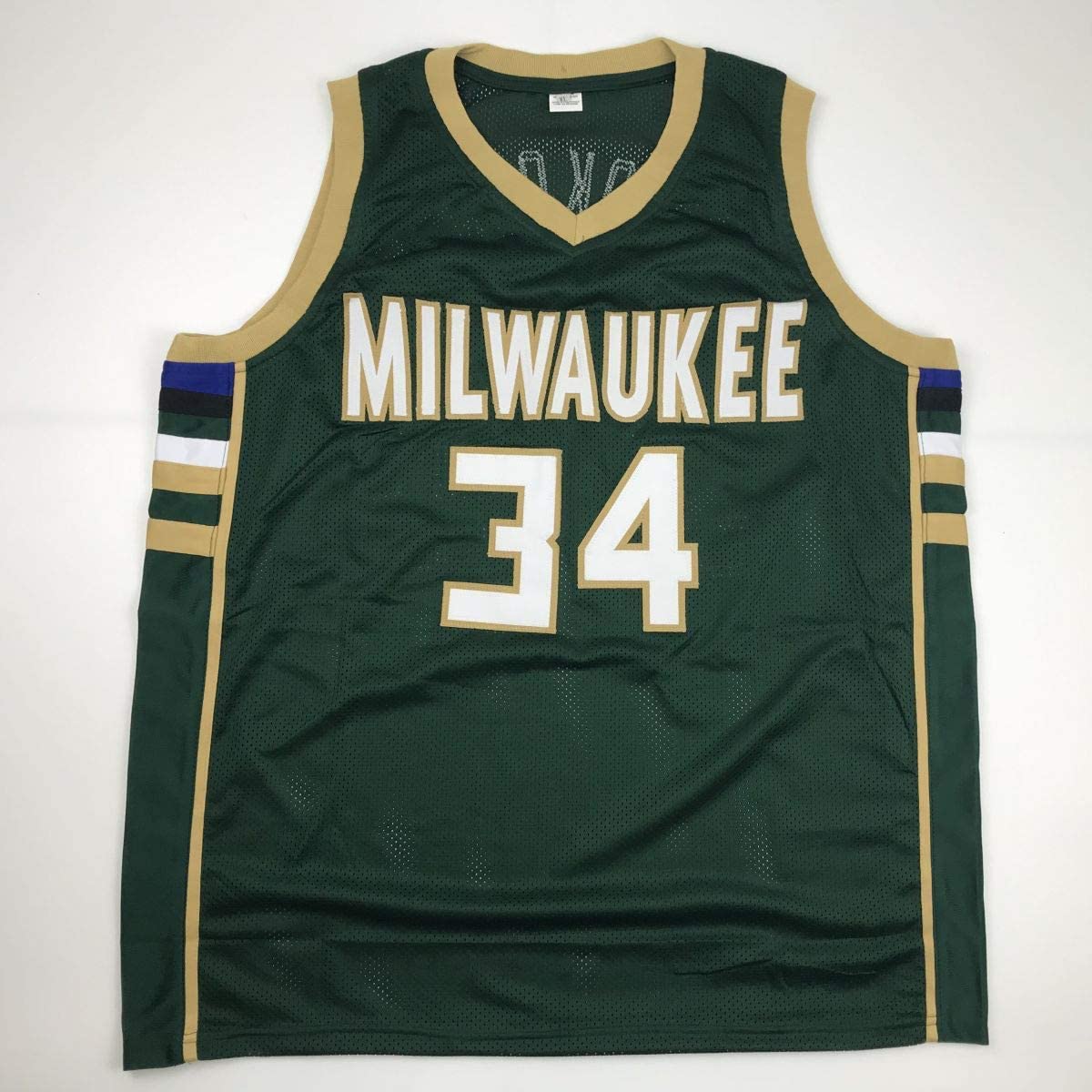 Autographed/Signed Giannis Antetokounmpo Milwaukee Green Basketball Jersey PSA/DNA COA