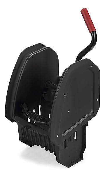 Rubbermaid Commercial WaveBrake 2.0 Down-Press Wringer for Mopping Bucket, Black (2064994)
