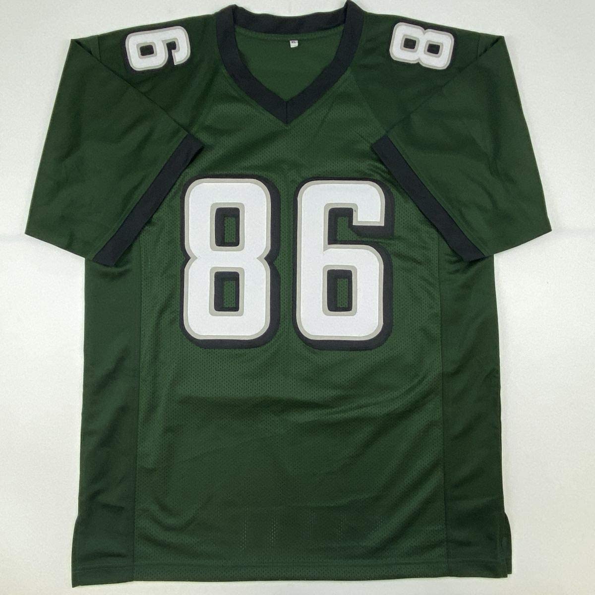 Autographed/Signed Zach Ertz Philadelphia Green Football Jersey JSA COA