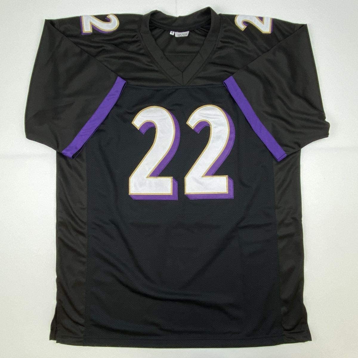 Autographed/Signed Jimmy Smith Baltimore Black Football Jersey JSA COA