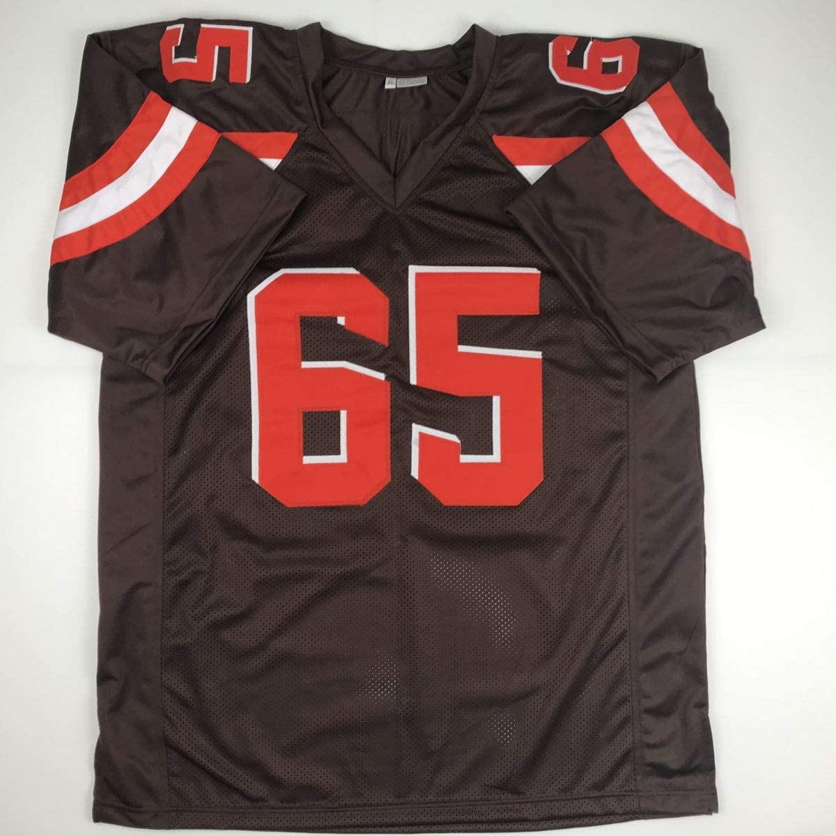 Autographed/Signed Larry Ogunjobi Cleveland Football Brown Jersey JSA COA