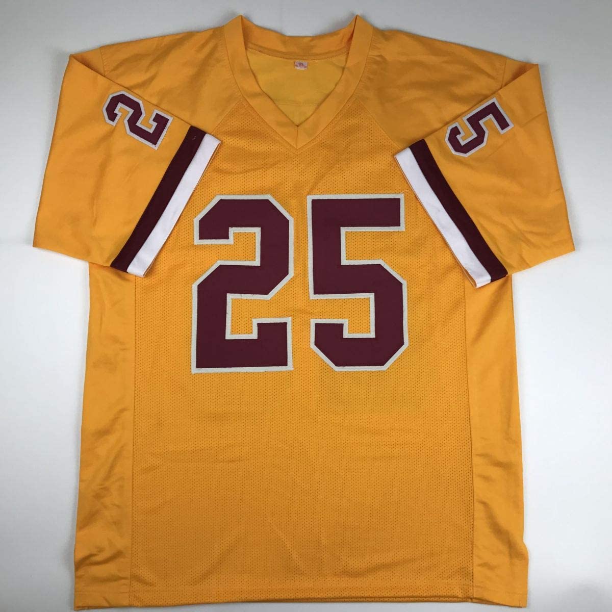Autographed/Signed Chris Thompson Washington Yellow Football Jersey JSA COA