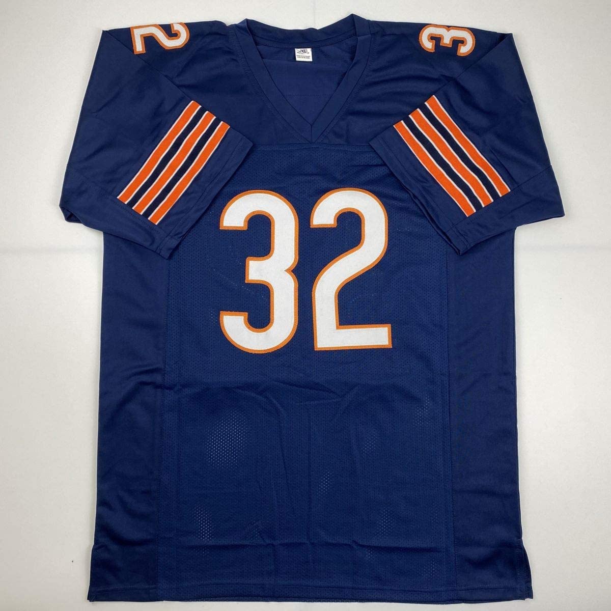 Autographed/Signed David Montgomery Chicago Blue Football Jersey JSA COA