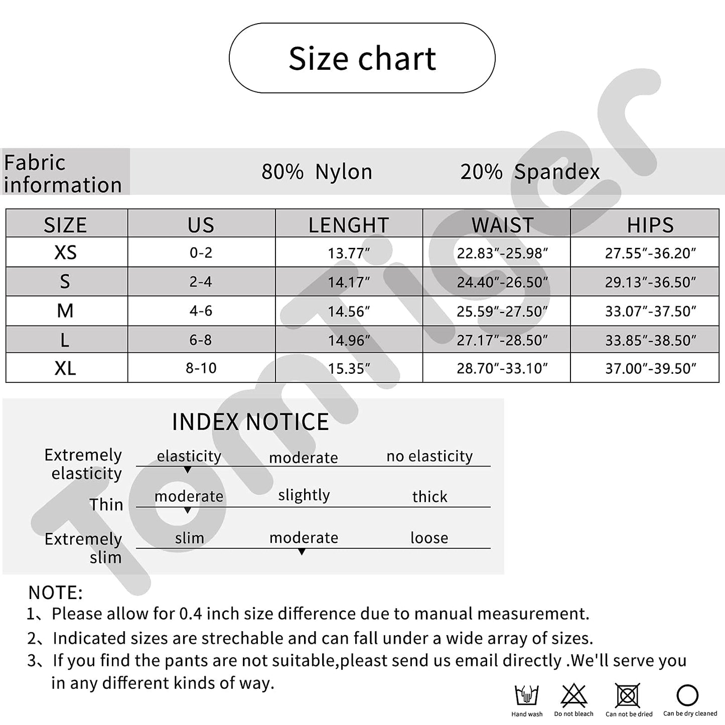TomTiger Yoga Shorts for Women Tummy Control High Waist Biker Shorts Exercise Workout Butt Lifting Tights Women's Short Pants (Black, M)