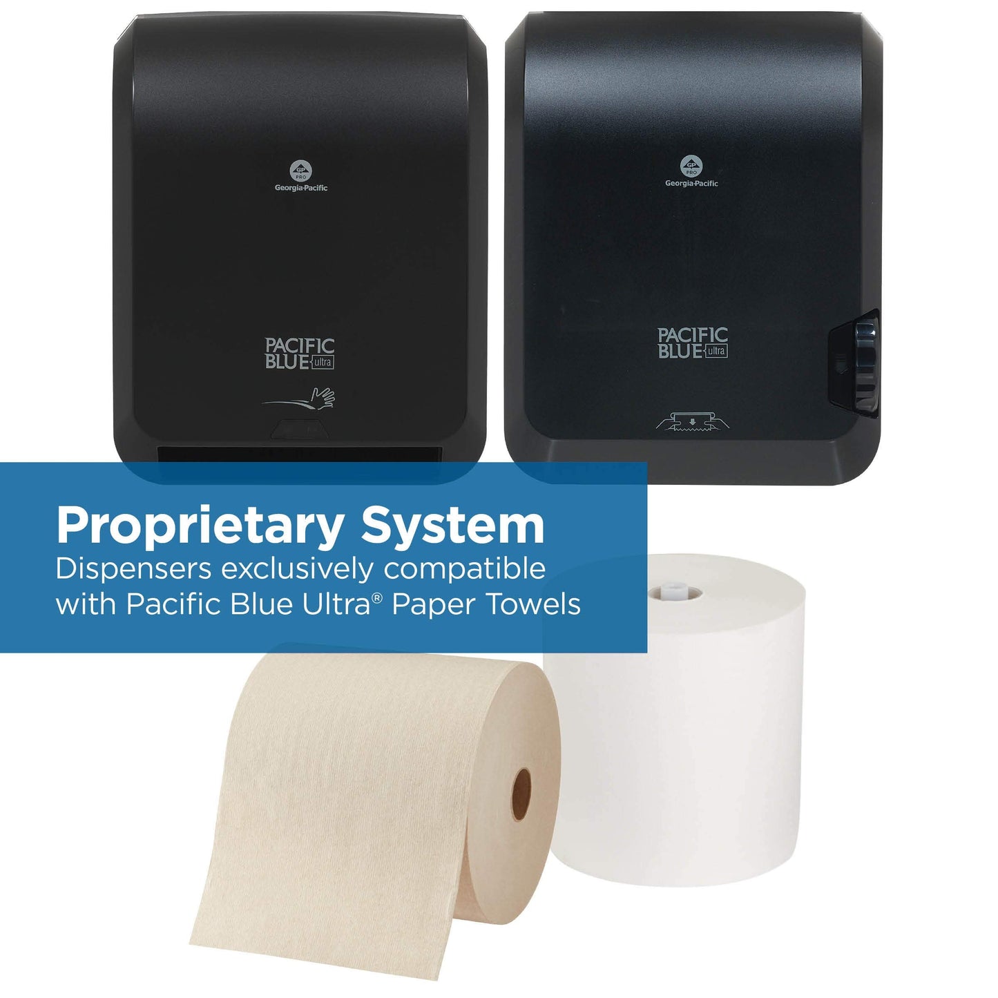 Pacific Blue Ultra 8" High-Capacity Automated Touchless Paper Towel Dispenser