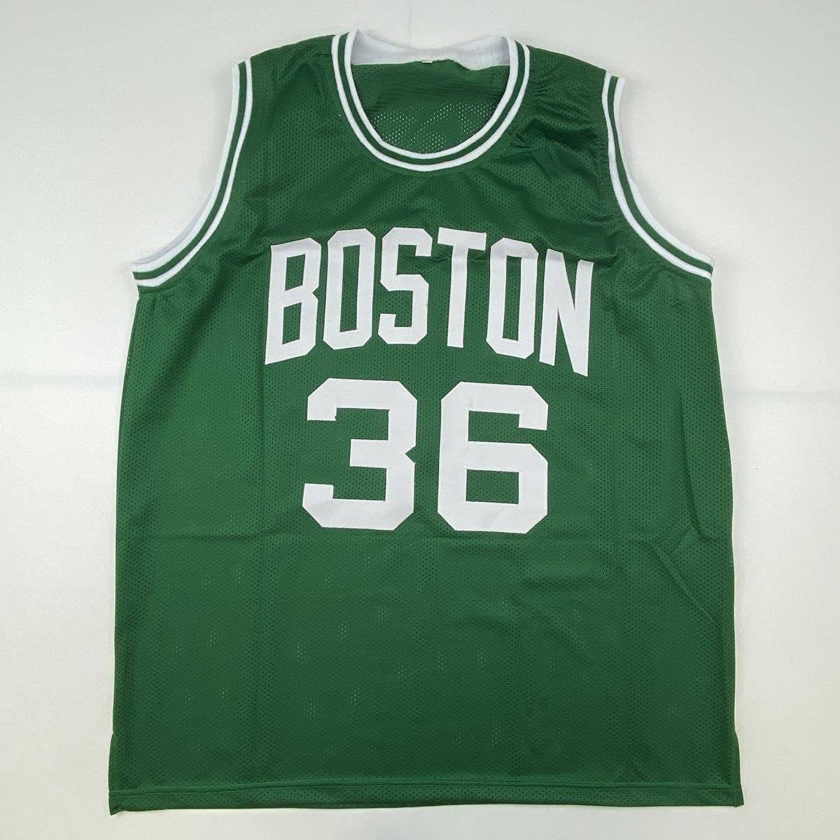 Autographed/Signed Marcus Smart Boston Green Basketball Jersey JSA COA