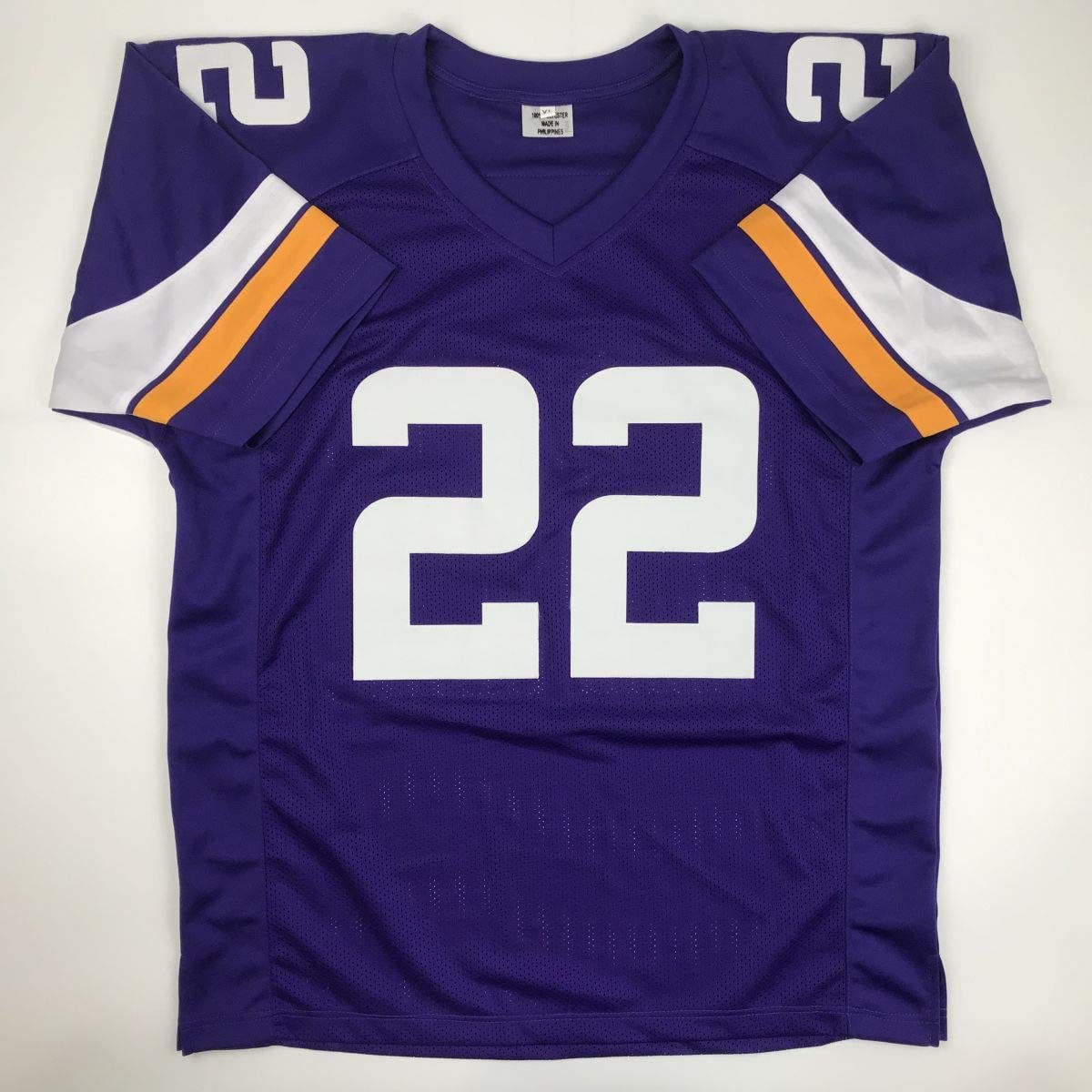 Autographed/Signed Harrison Smith Minnesota Purple Football Jersey JSA COA