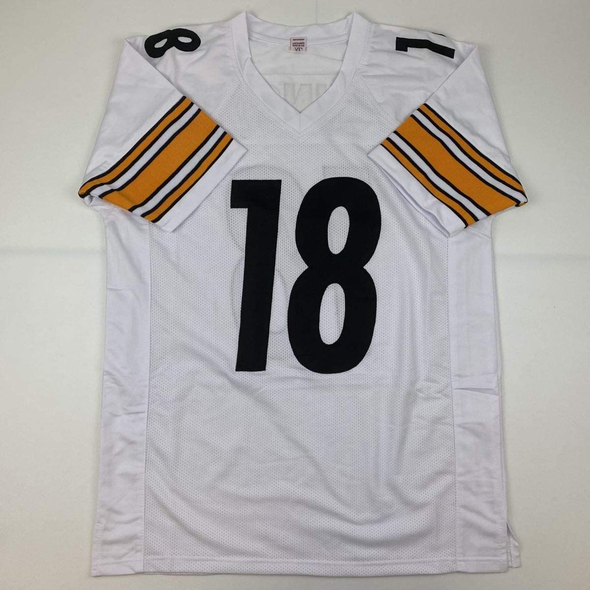 Autographed/Signed Diontae Johnson Pittsburgh White Football Jersey JSA COA