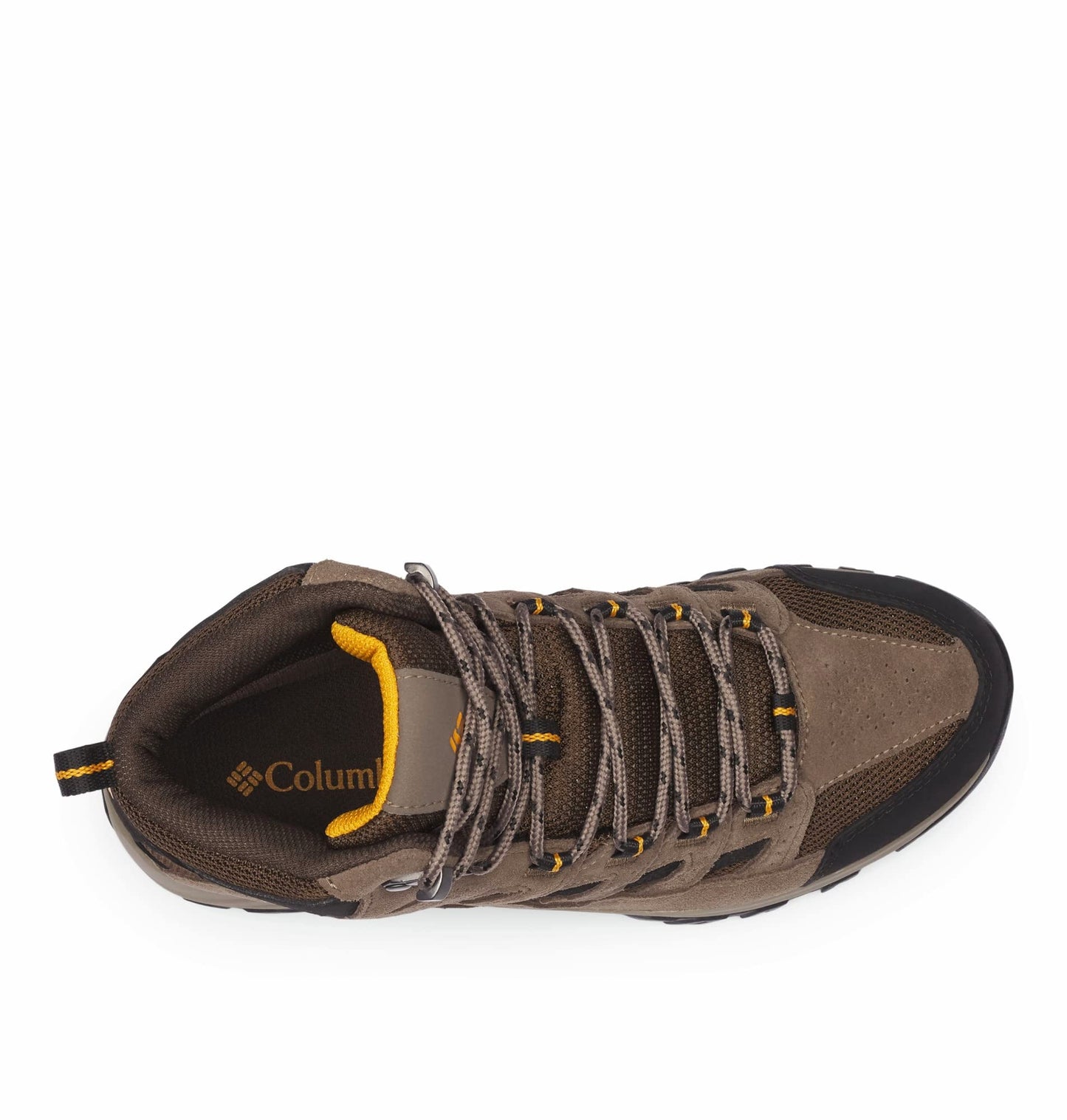 Columbia Men's Crestwood Mid Waterproof, Cordovan/Squash, 10.5