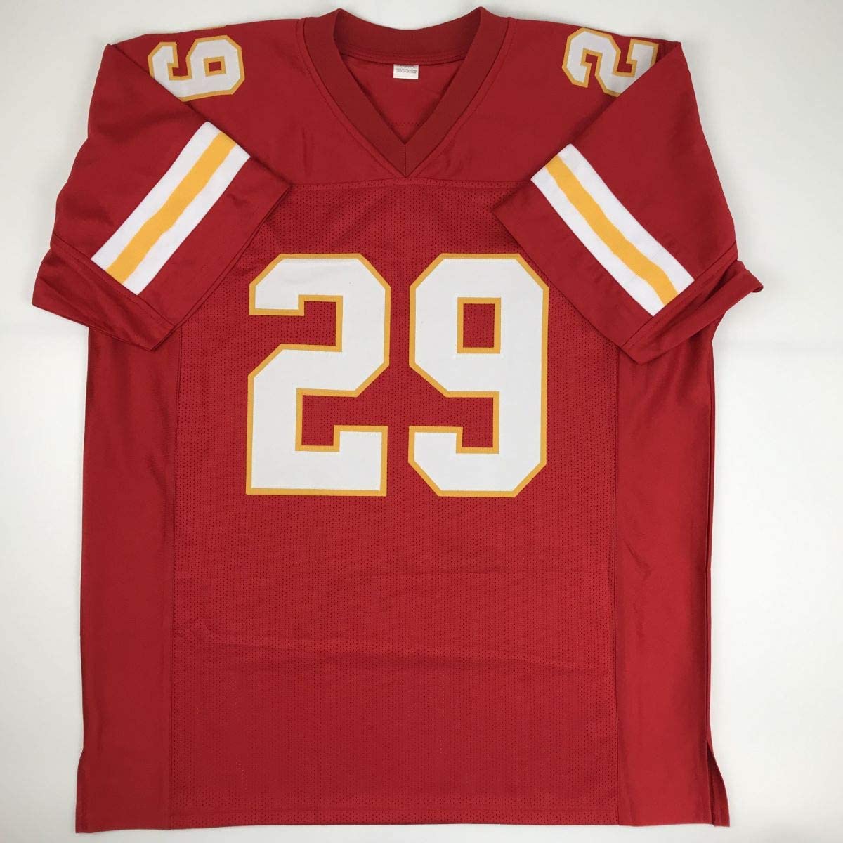 Autographed/Signed Eric Berry Kansas City Red Football Jersey PSA/DNA COA