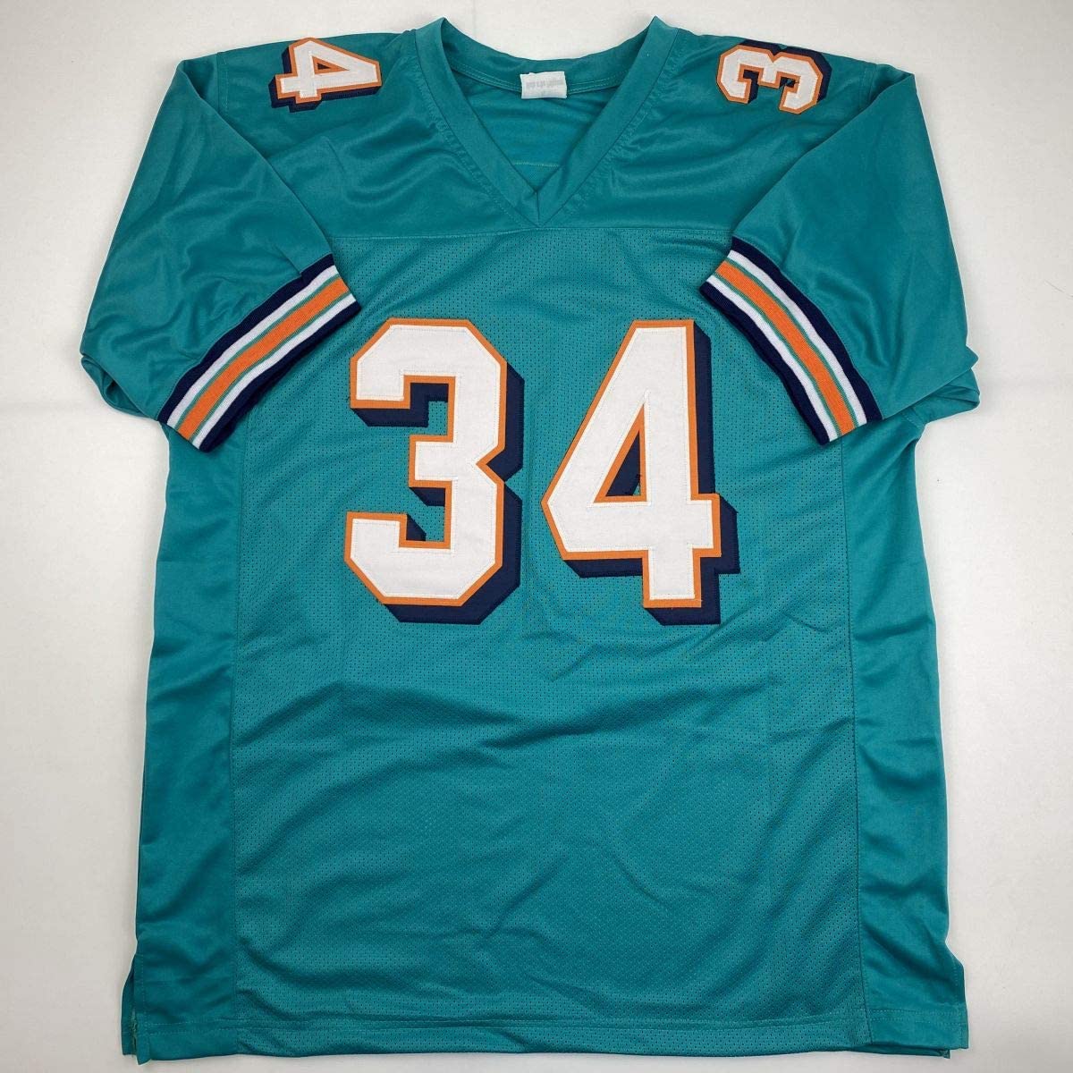 Autographed/Signed Ricky Williams Miami Teal Football Jersey Tristar COA Holo