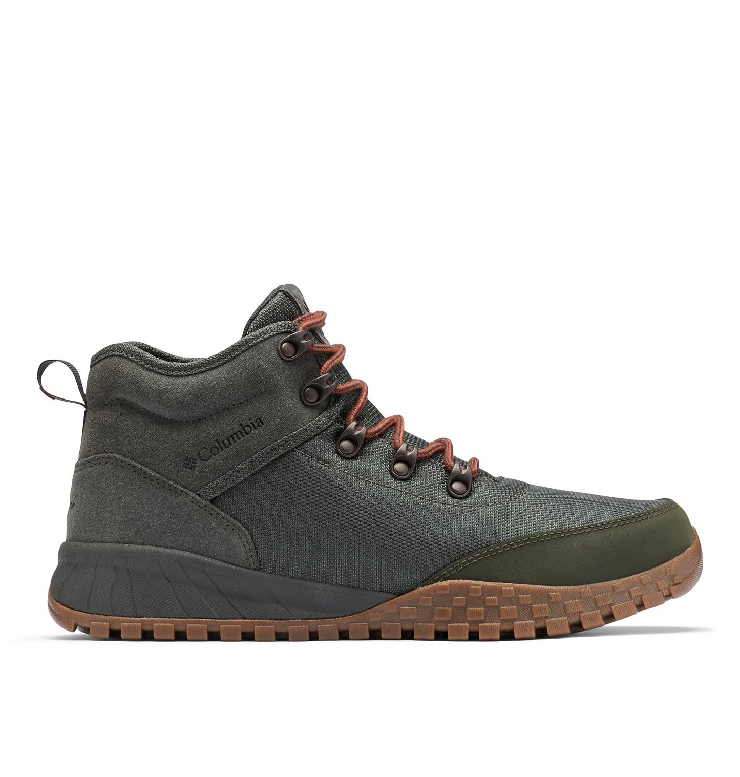 Columbia Men's Fairbanks Mid, Gravel/Dark Moss, 10.5