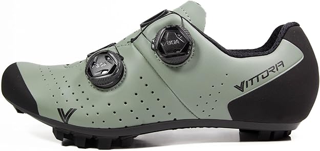 Vittoria KOM MTB Cycling Shoes - Celeste Green/Black EU 43.5