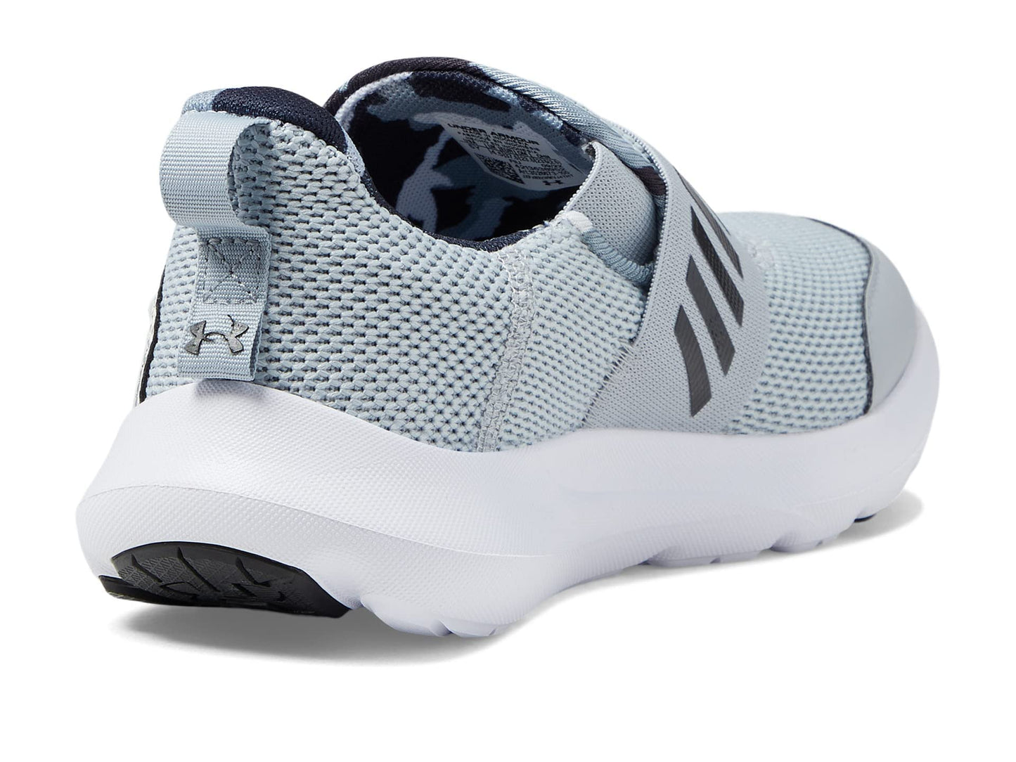 Under Armour Boy's Surge 3 Slip-On Print (Big Kid) Mod Gray/Black/Black 6.5 Big Kid M