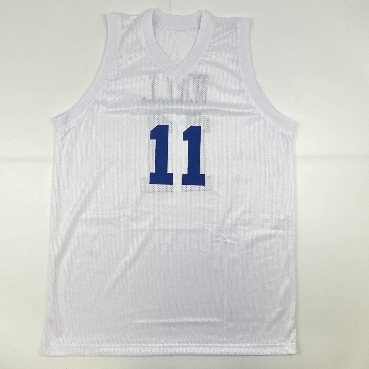 Autographed/Signed John Wall Kentucky White College Basketball Jersey JSA COA