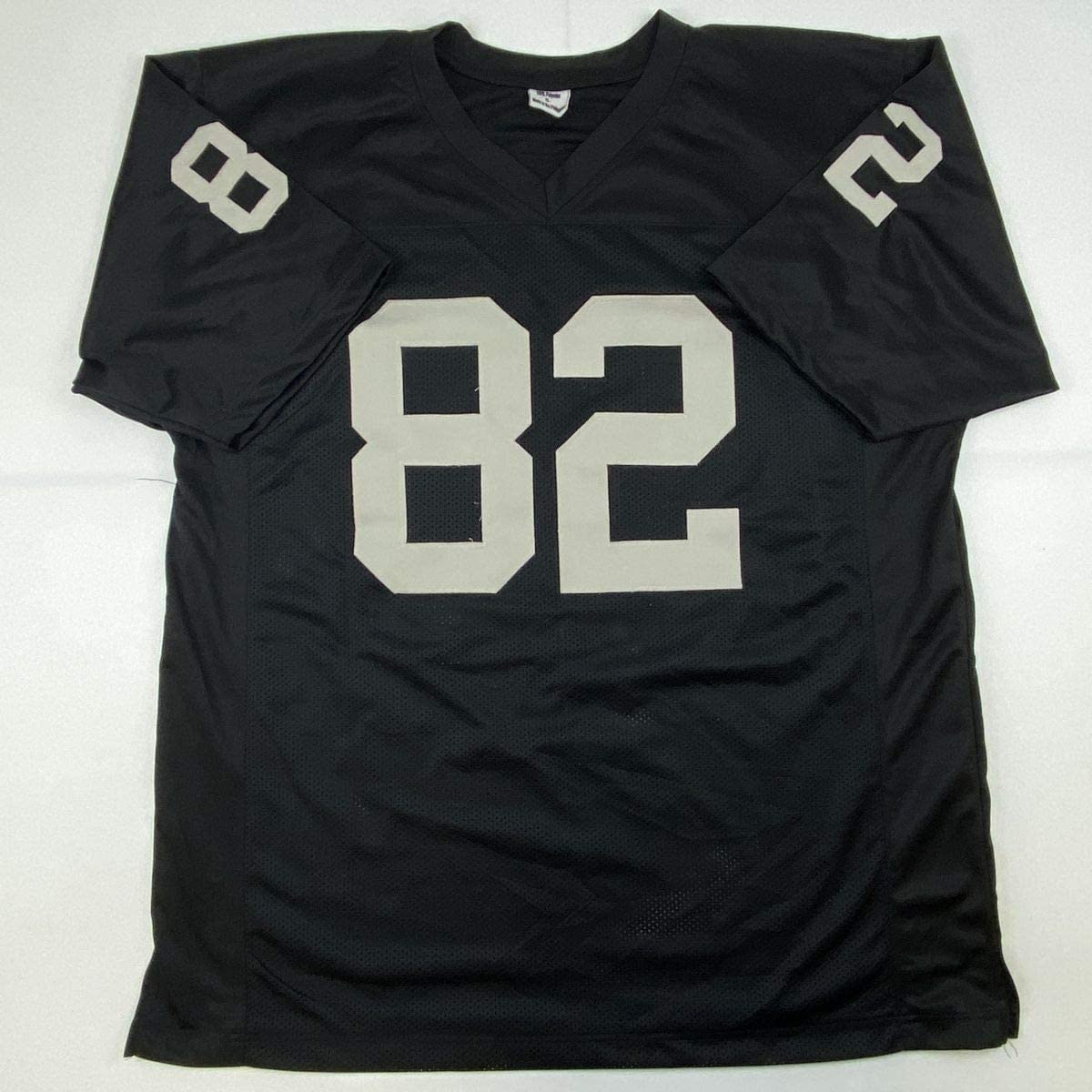 Autographed/Signed Jason Witten Las Vegas Oakland Black Football Jersey Beckett BAS COA