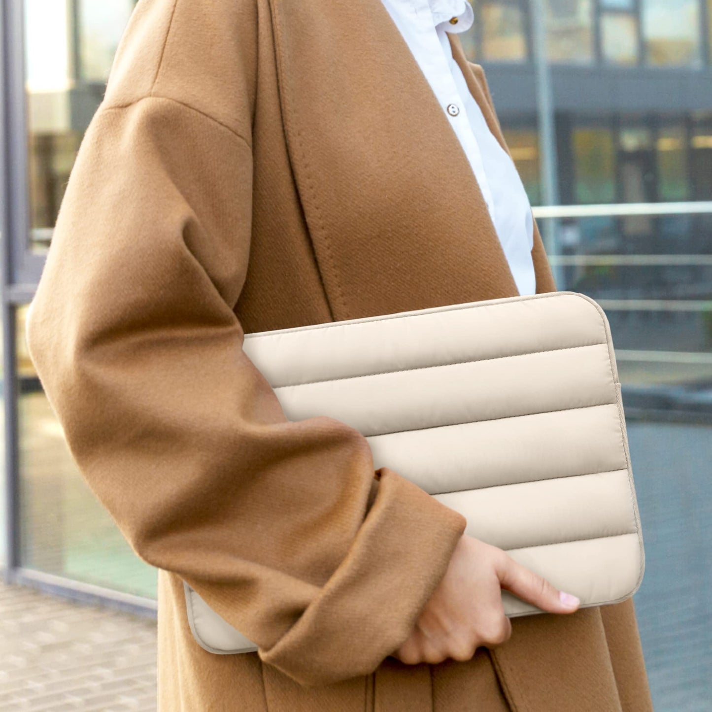 Vandel - The Original Puffy Laptop Sleeve 15-16 Inch Sleeve / Case Cover Sand