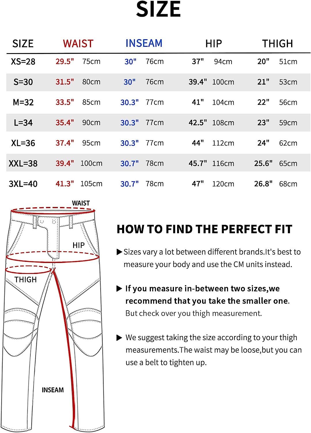 CTBQiTom Motorcycle Pants for Men Motocross Riding Pants Motorbike Riding Denim Jeans Adventure Trousers with CE Armor