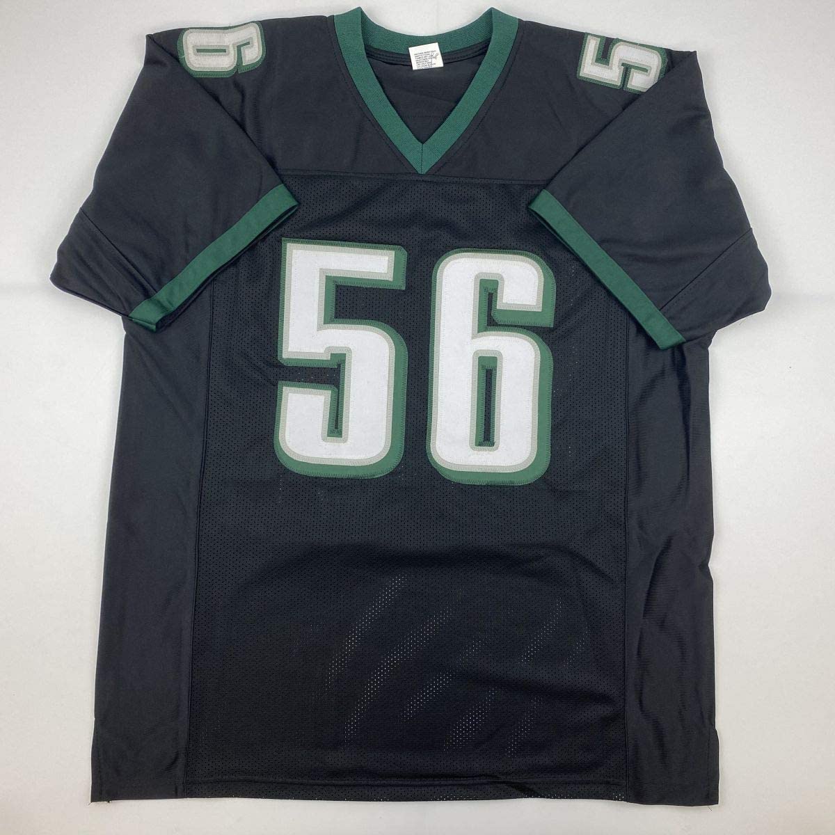 Autographed/Signed Chris Long Philadelphia Black Football Jersey JSA COA