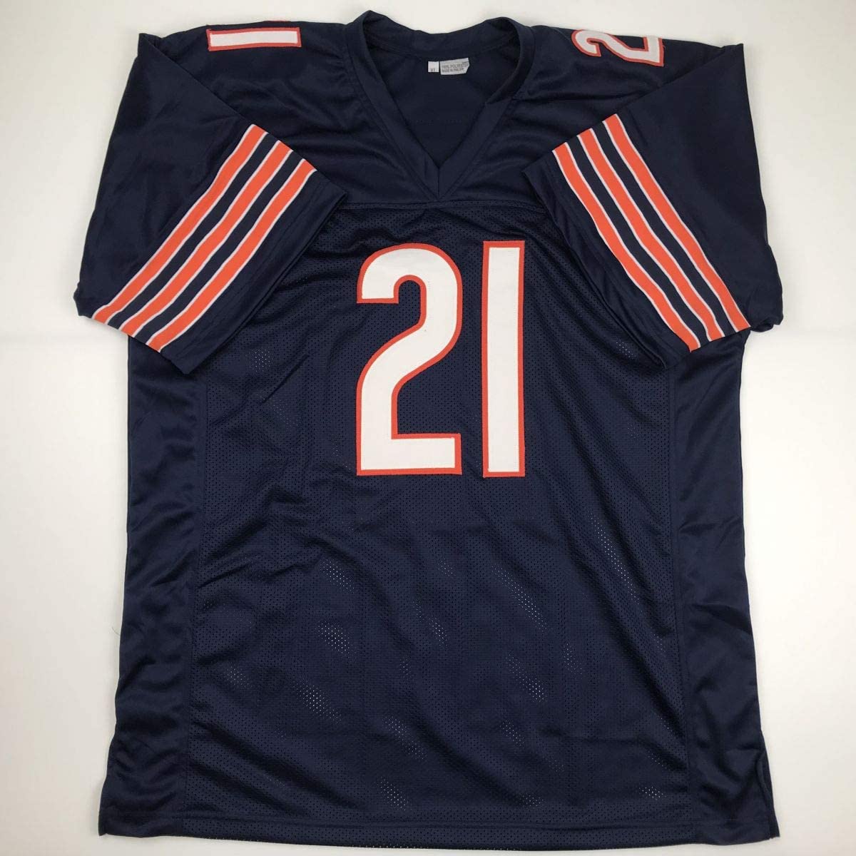 Autographed/Signed Haha Ha Ha Clinton-Dix Chicago Blue Football Jersey JSA COA