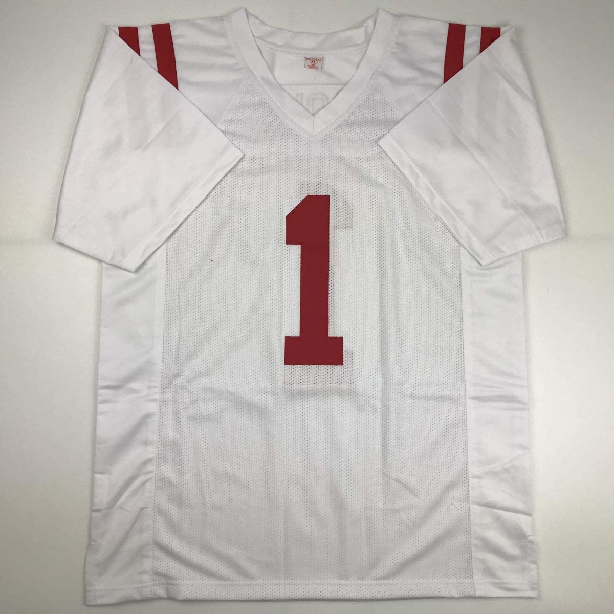 Autographed/Signed AJ A.J. Brown Ole Miss White College Football Jersey JSA COA