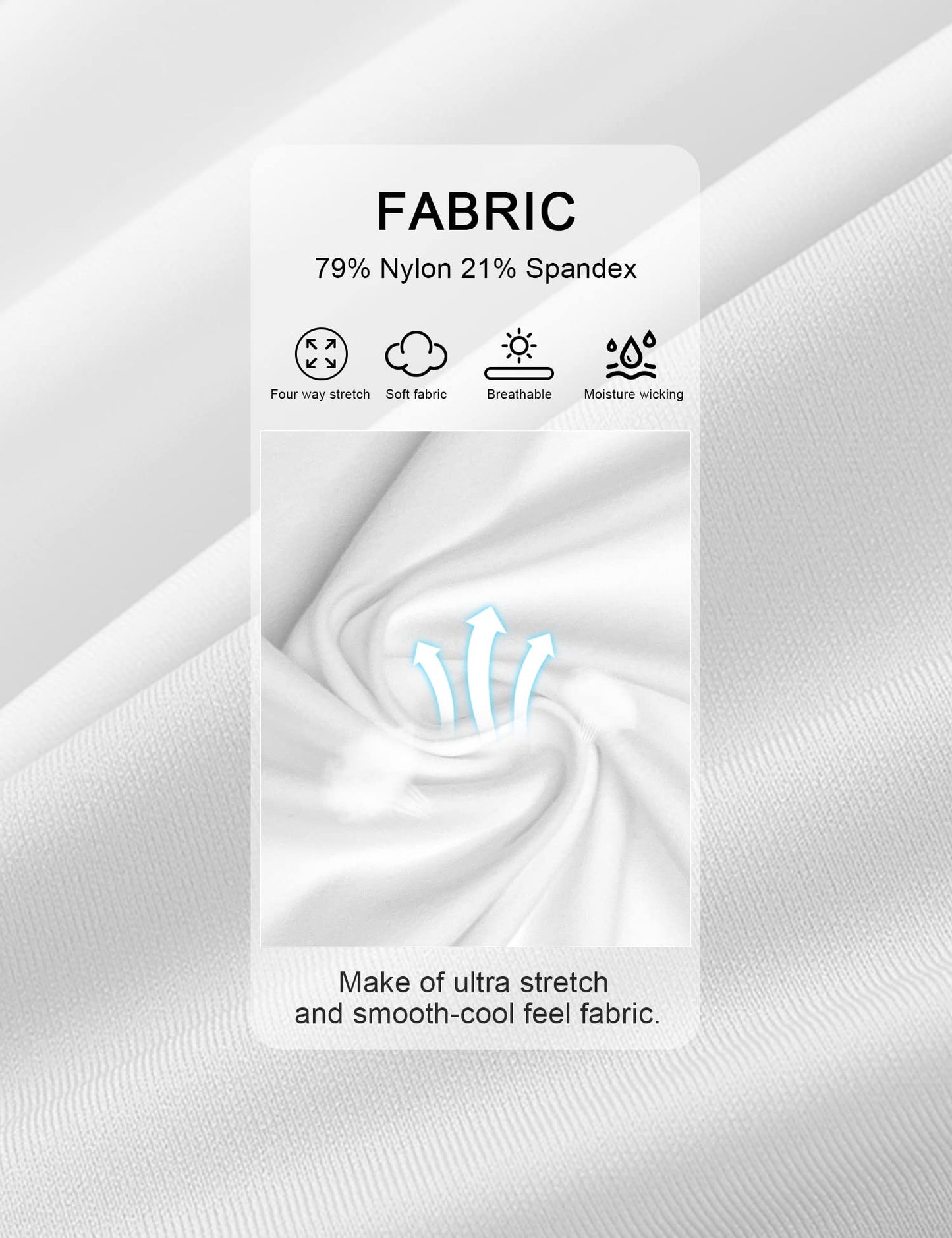 1a1a Women’s Golf Skirt with Pockets Inner Shorts High Waist Moisture Wicking White Small