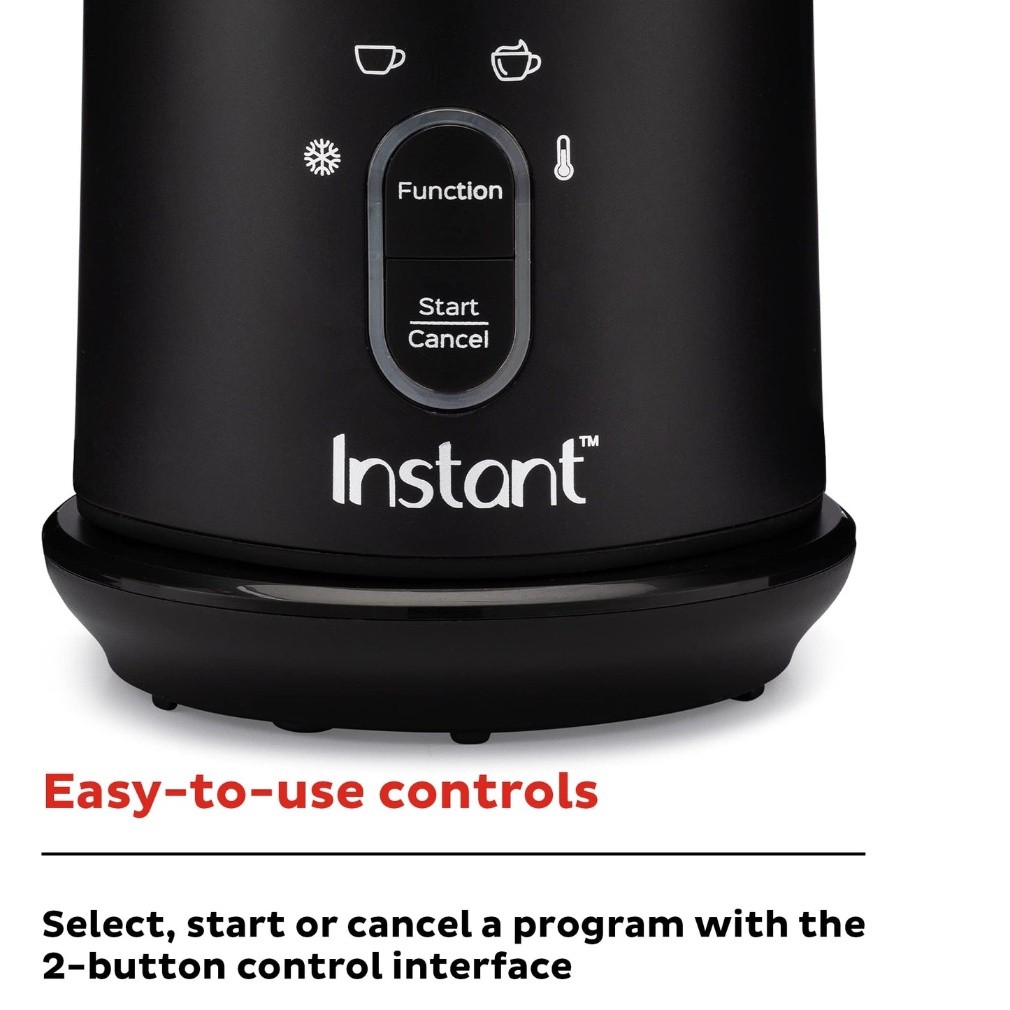 Instant Pot's Instant Milk Frother 10oz/295ml Hot/Cold Foam Maker (140-6001-01)