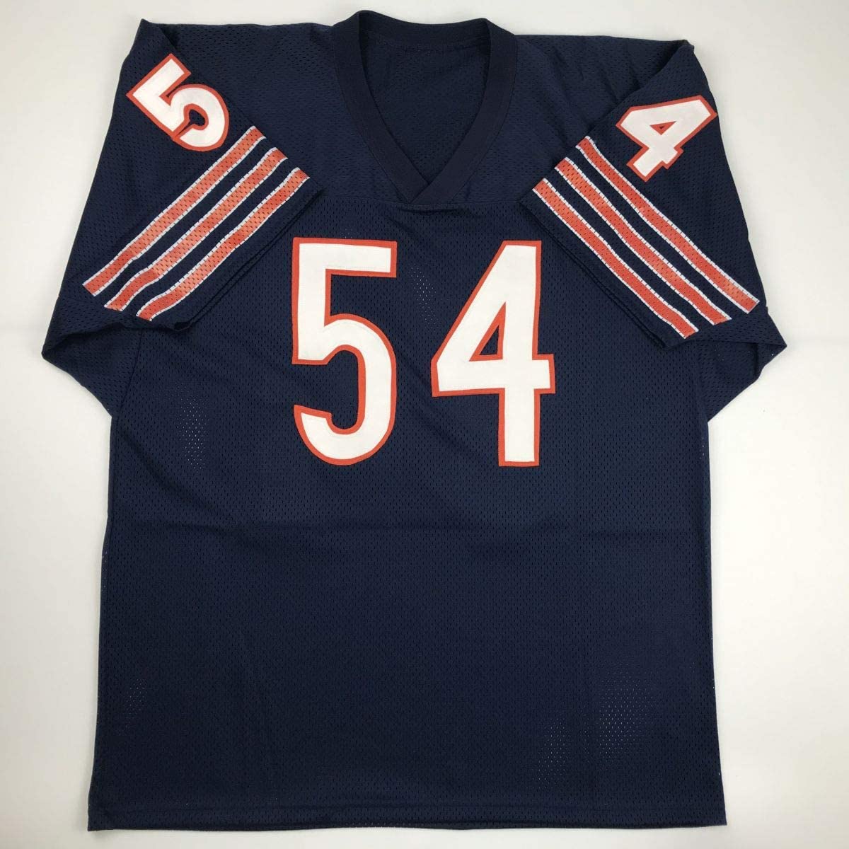 Autographed/Signed Brian Urlacher Chicago Blue Football Jersey PSA/DNA COA