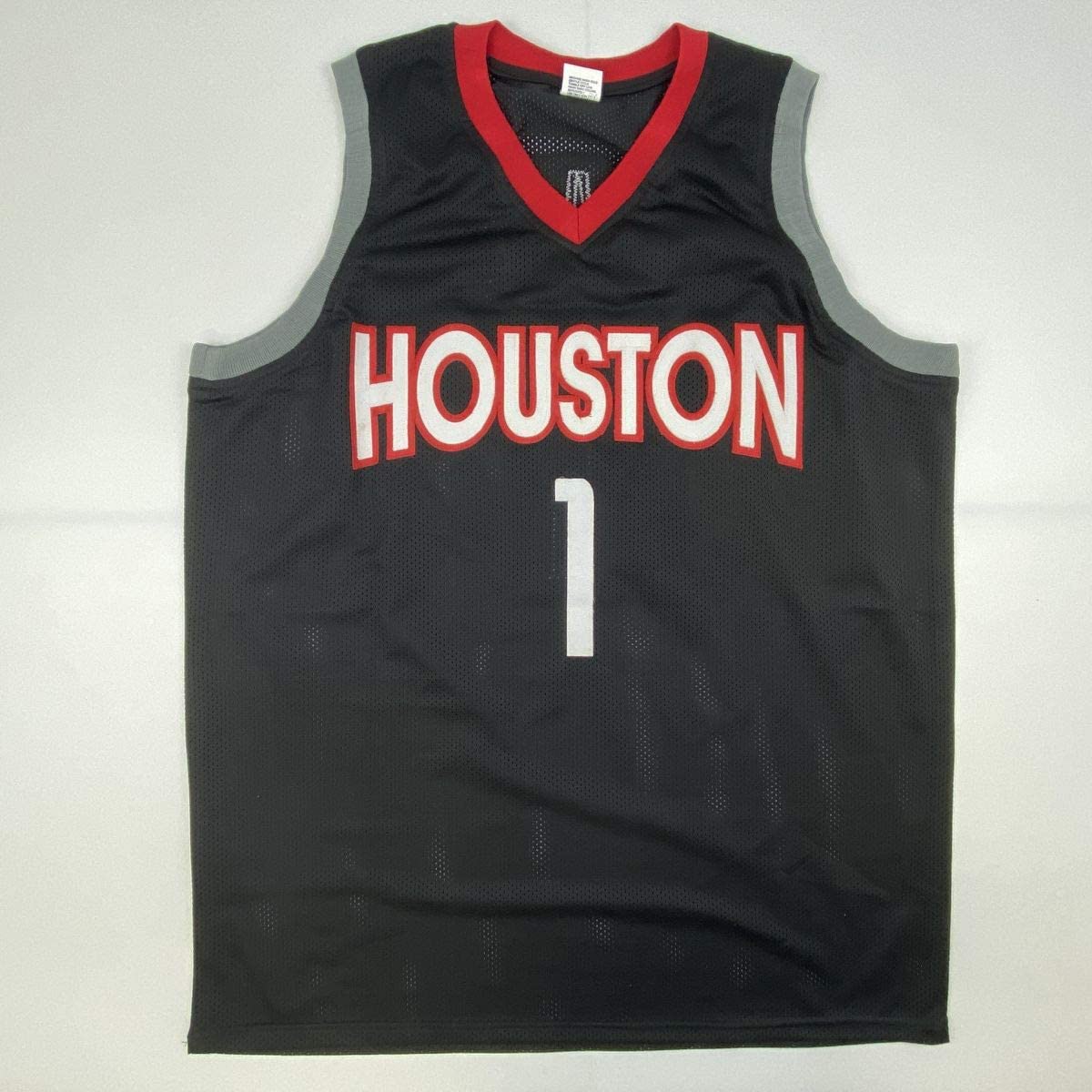 Autographed/Signed John Wall Houston Black Basketball Jersey JSA COA
