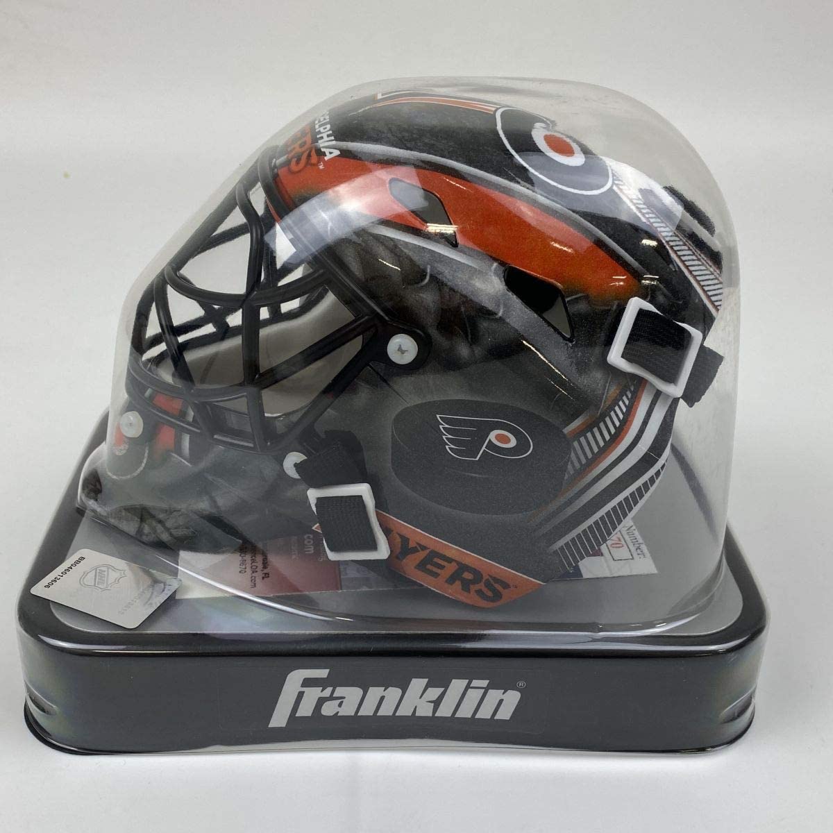 Autographed/Signed Ron Hextall Philadelphia Flyers Hockey Mini Mask Helmet JSA COA