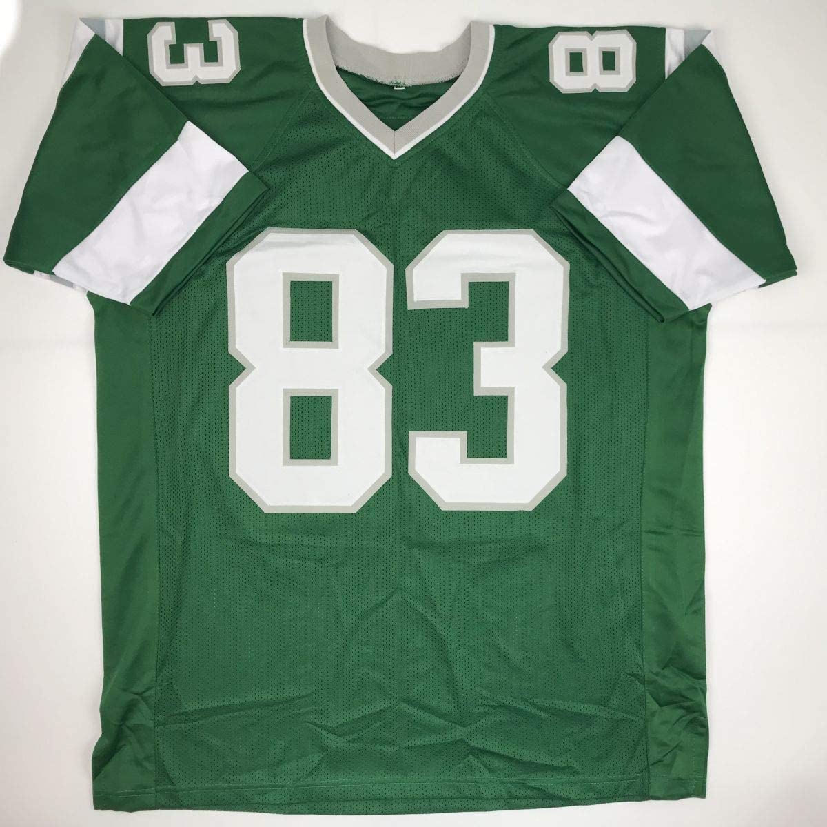Autographed/Signed Vince Papale Inscribed Invincible Philadelphia Green Football Jersey JSA COA