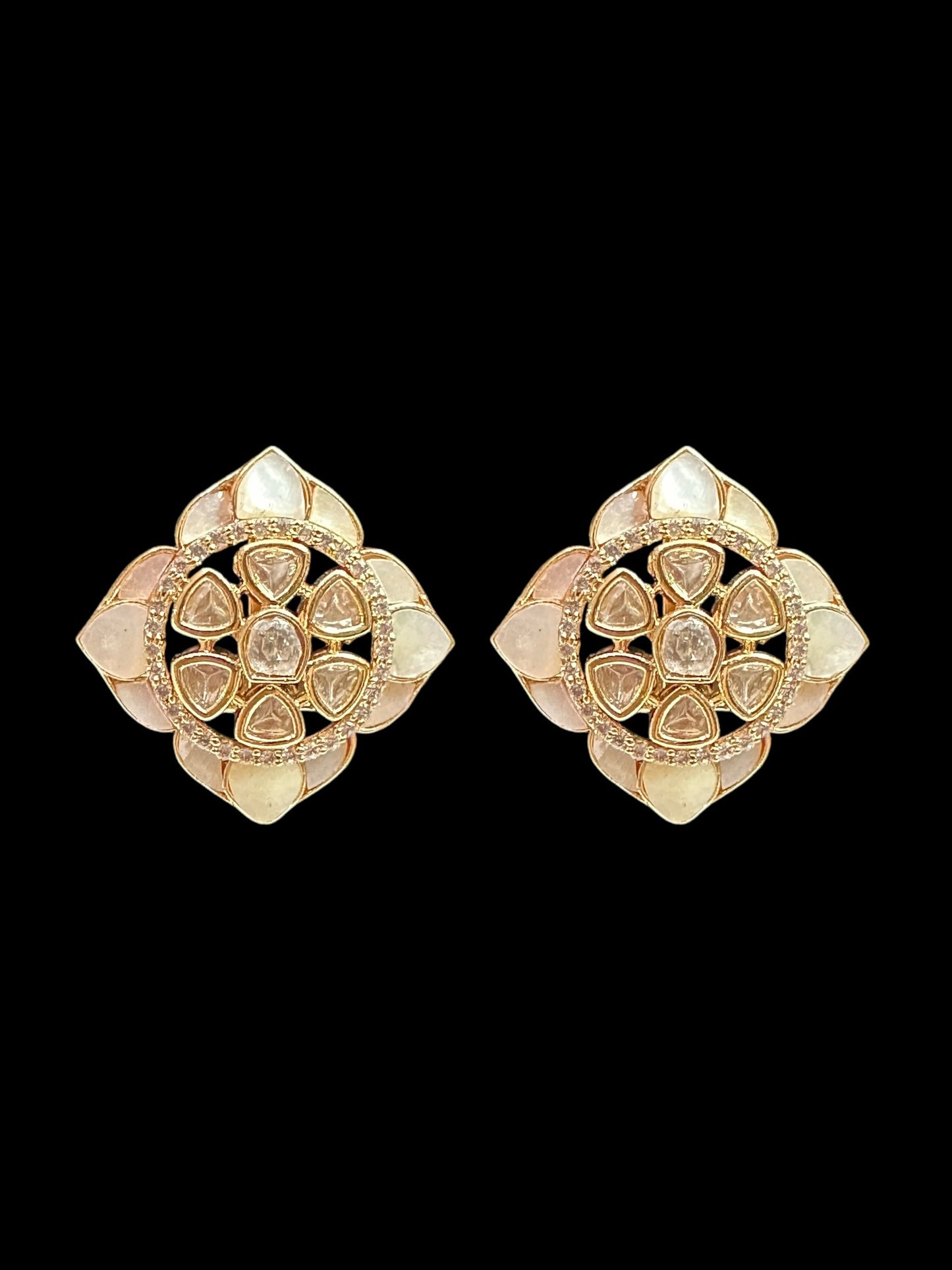 ET550 high quality polki tops - MOTHER OF PEARL ( READY TO SHIP)
