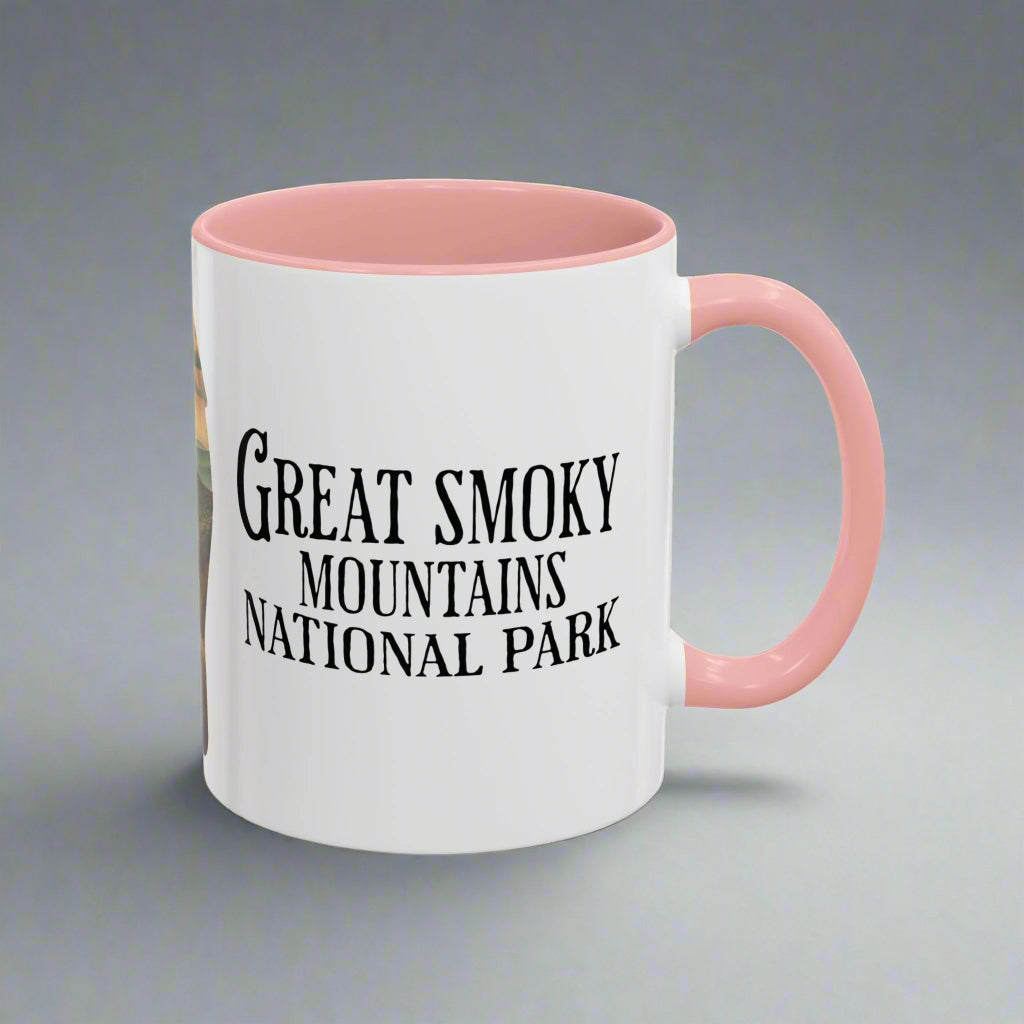 Great Smoky Mountains National Park Colored Coffee Mug 11oz 15oz Bear Cup
