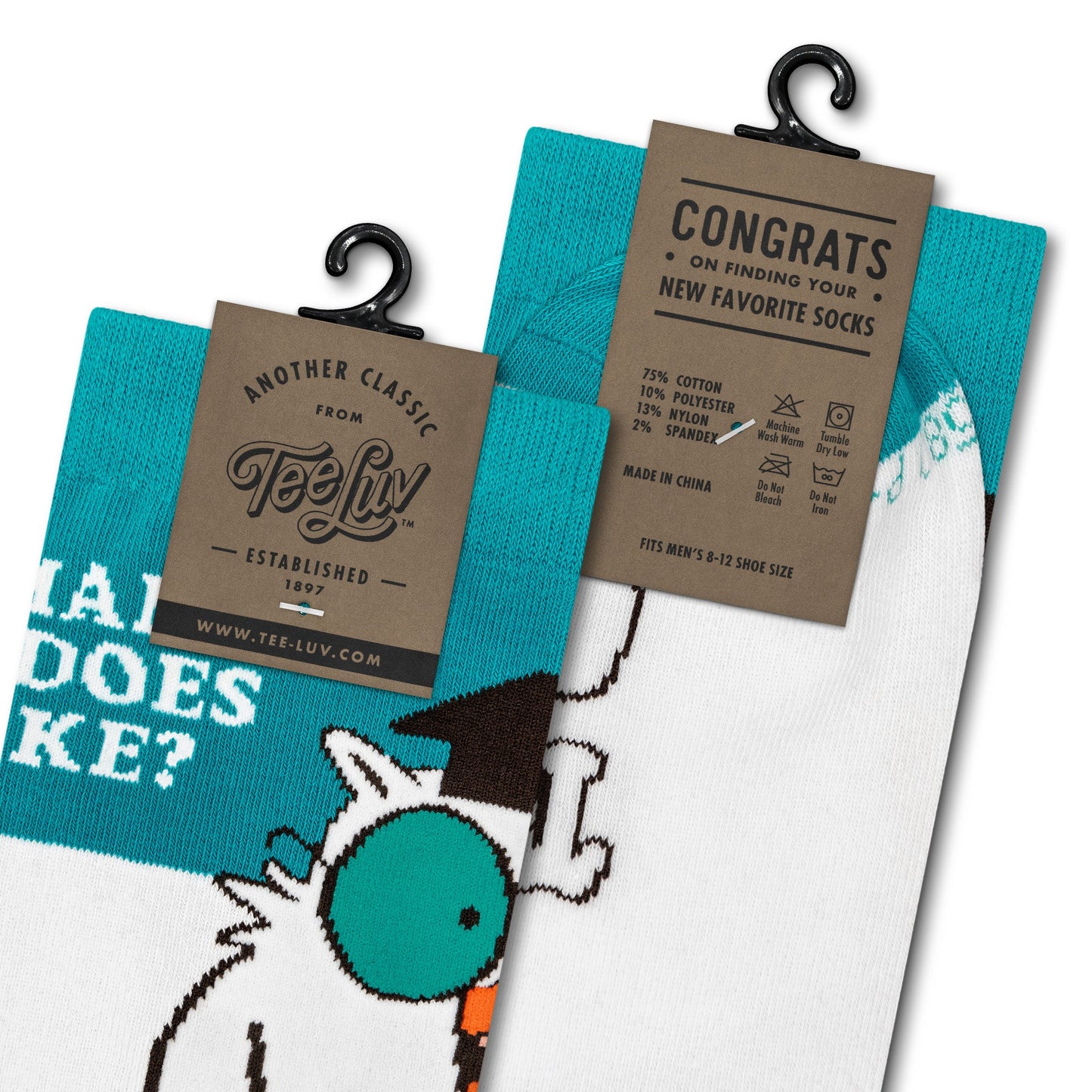 Tootsie Pops Candy Mr Owl How Many Licks Crew Socks - White/Blue