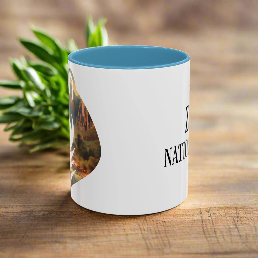 Zion National Park Mountain Lion Colored Coffee Mug 11oz 15oz