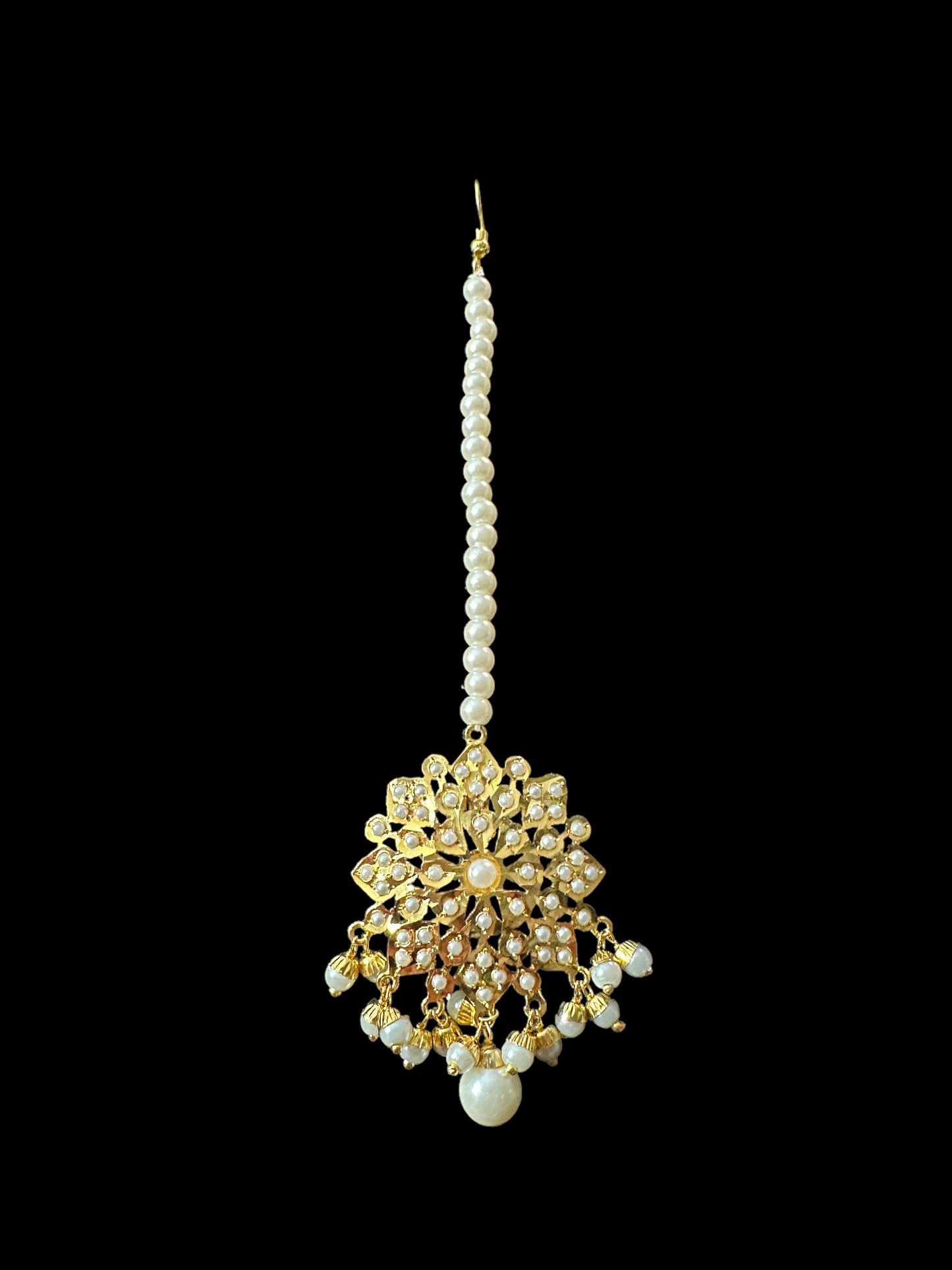 DLN76 Sehba pearl rani haar (SHIPS IN 2 WEEKS )