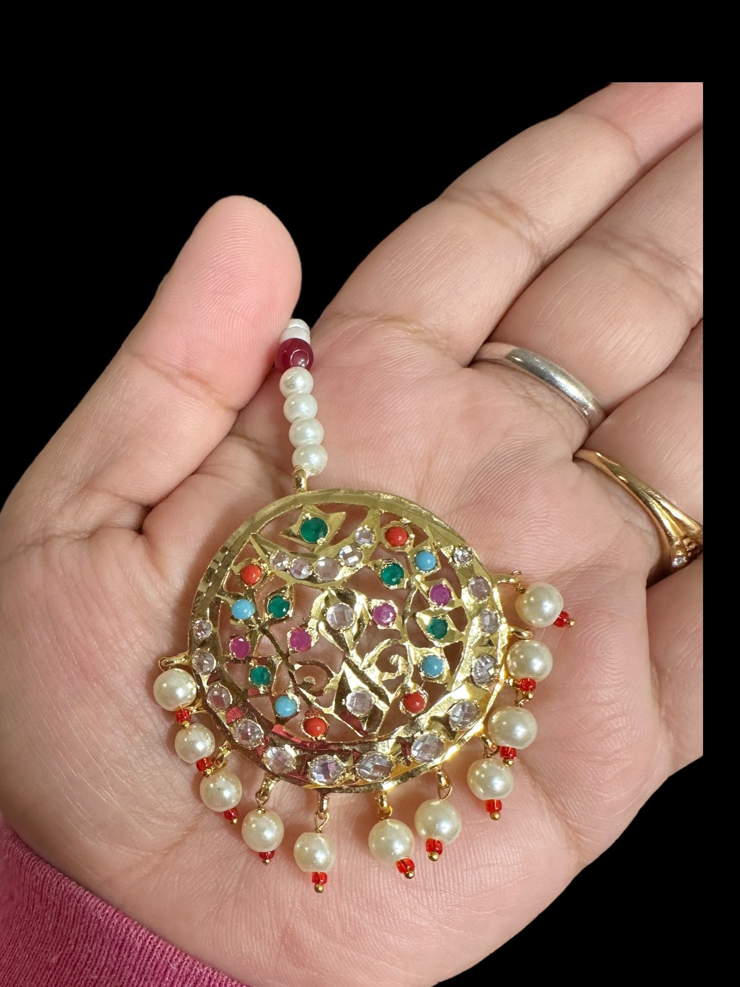 DJTK350 Avni tika In navratan ( READY TO SHIP )
