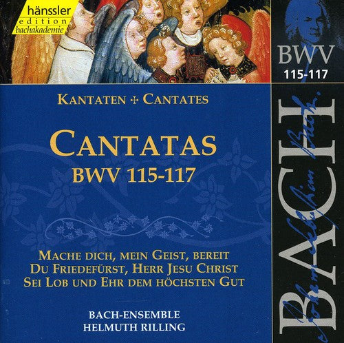 J.S. Bach - Sacred Cantatas Bwv 115-117 Music CD