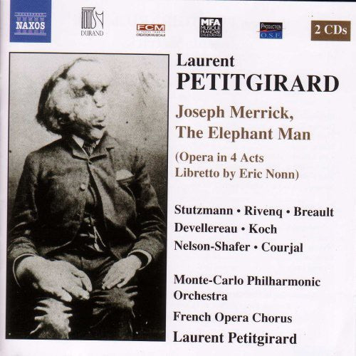 Petitgirard / Stutzmann / Rivenq / Beault / Koch - Joseph Merrick The Elephant Man - Music CD