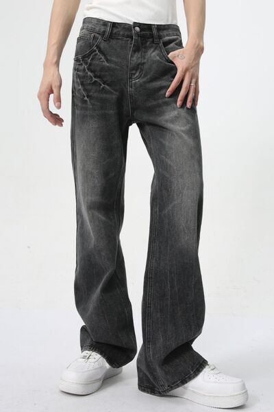 Lightning Burst Bootcut Jeans - Sybaritic Boutique