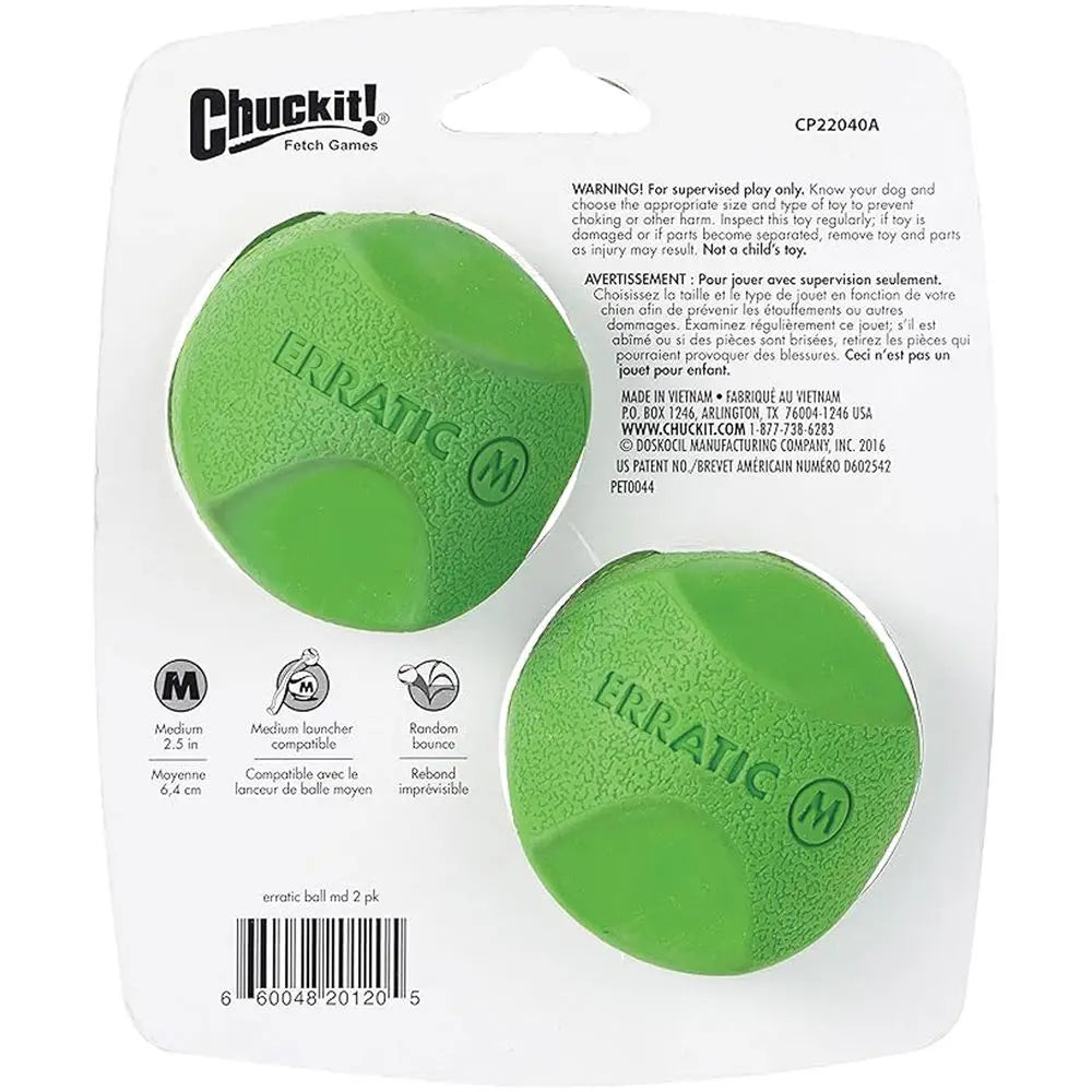 Chuck it! Erratic ball 2 pk