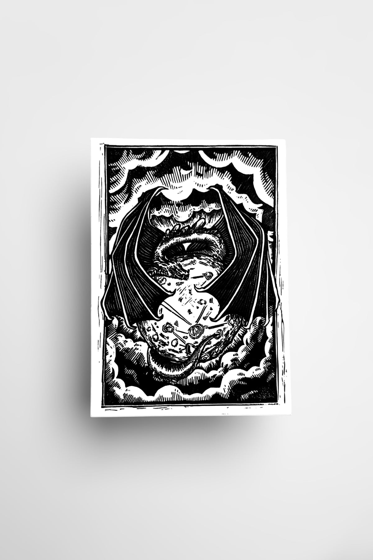 Dragon's Moon Sticker