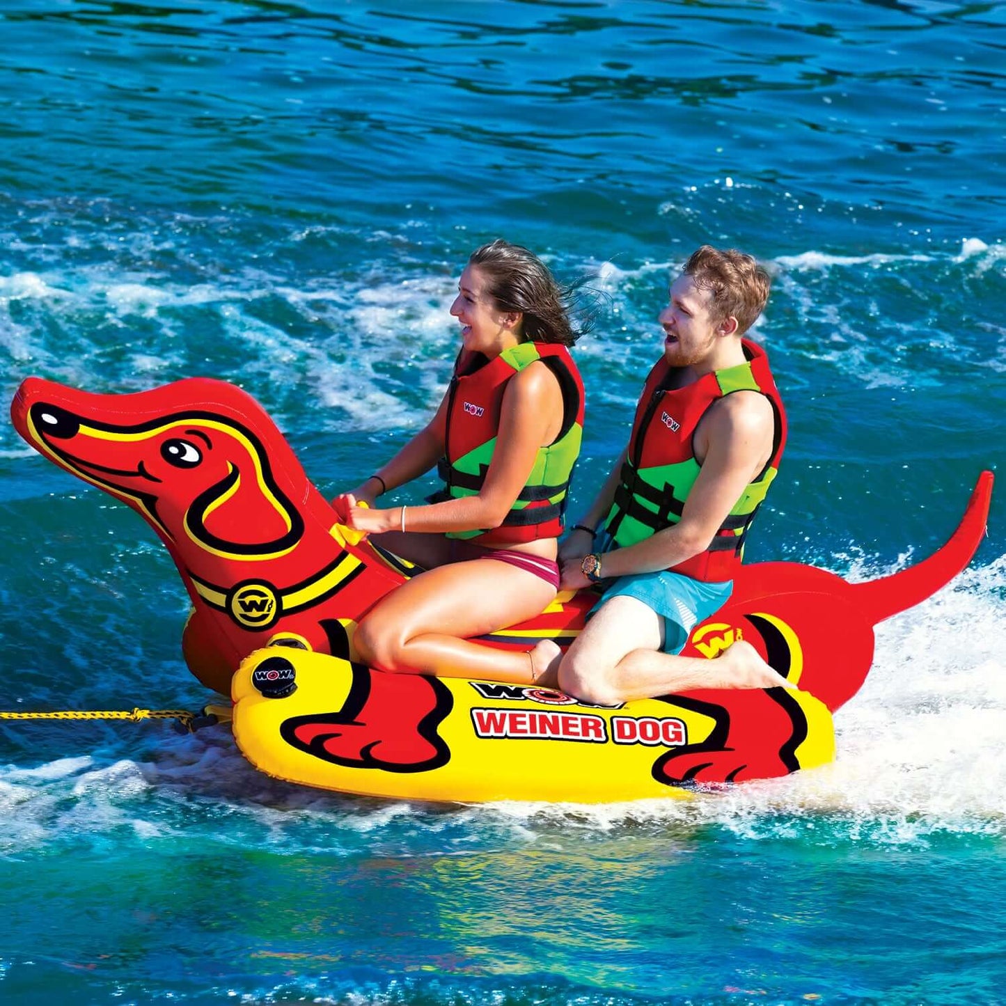 WOW Sports Weiner Dog 2 Towable (19-1000)
