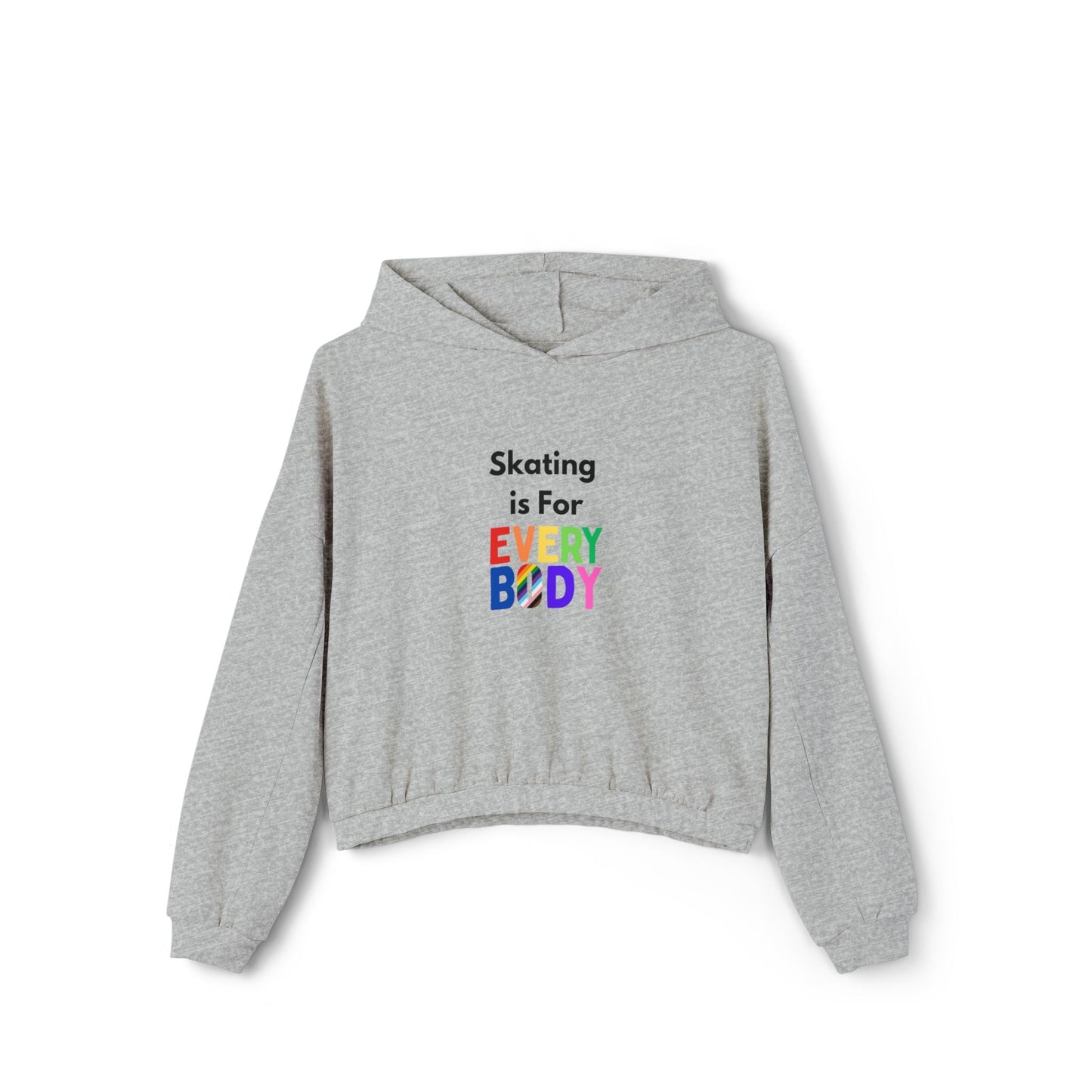 Women’s Cropped Skating is For Everybody Hoodie