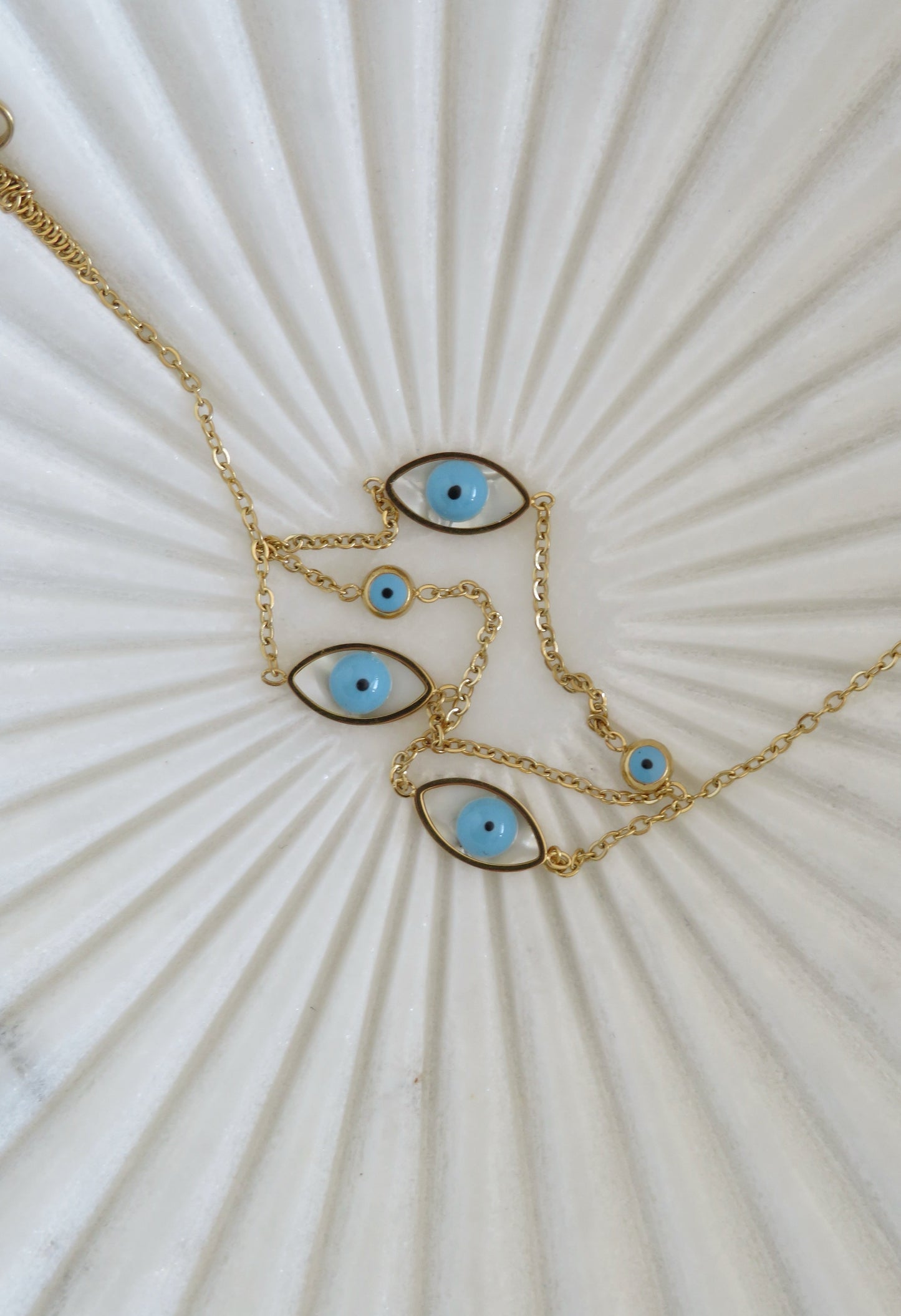 Mika Evil Eye Necklace - Protection & Luck