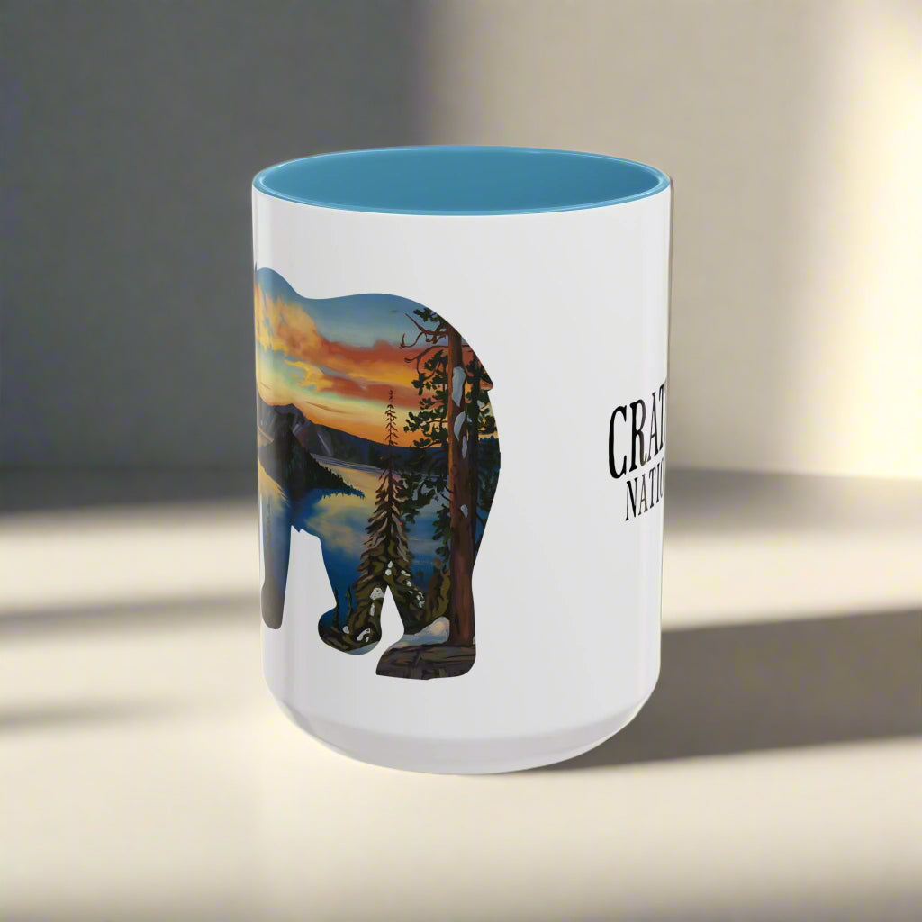 Crater Lake Colored Coffee Mug 11oz 15oz National Park Cup