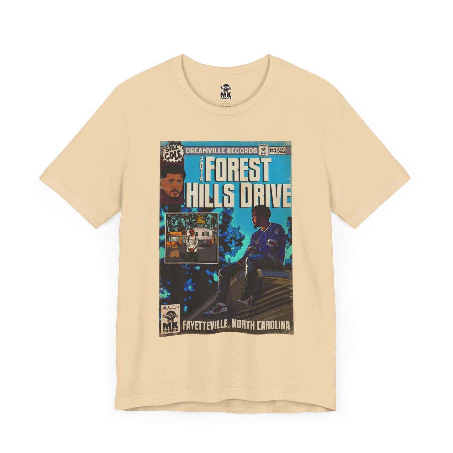 2014 Forest Hills Drive - Comic Book Art - Unisex Jersey Short Sleeve Tee